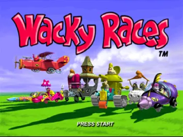 Chiki Chiki Machine Mou Race - Wacky Races (JP) screen shot title